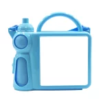 Lunch Box & Water Bottle (Plastic) With Handle