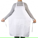 Apron With Pocket - Adult - White
