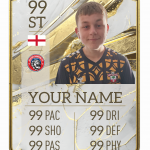 Boston Rangers Metal Player Shield (A4)