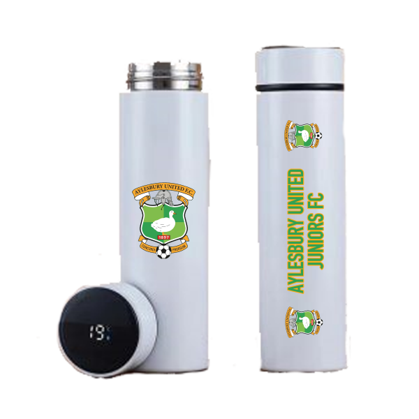 Aylesbury United Juniors 500ml Stainless Steel Thermos Flask with LED Temperature Display
