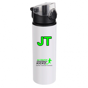 1st Touch Football Kickz Flip Lid Aluminium Water Bottle - 750ml